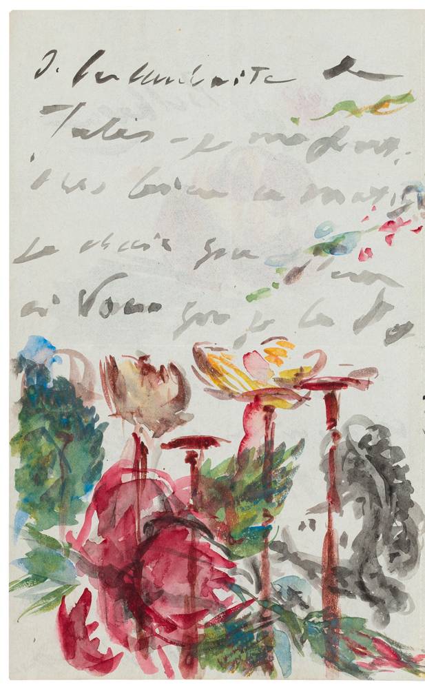 Une lettre exceptionnelle illustrée par Édouard Manet bat des records d'enchères chez Sotheby's
