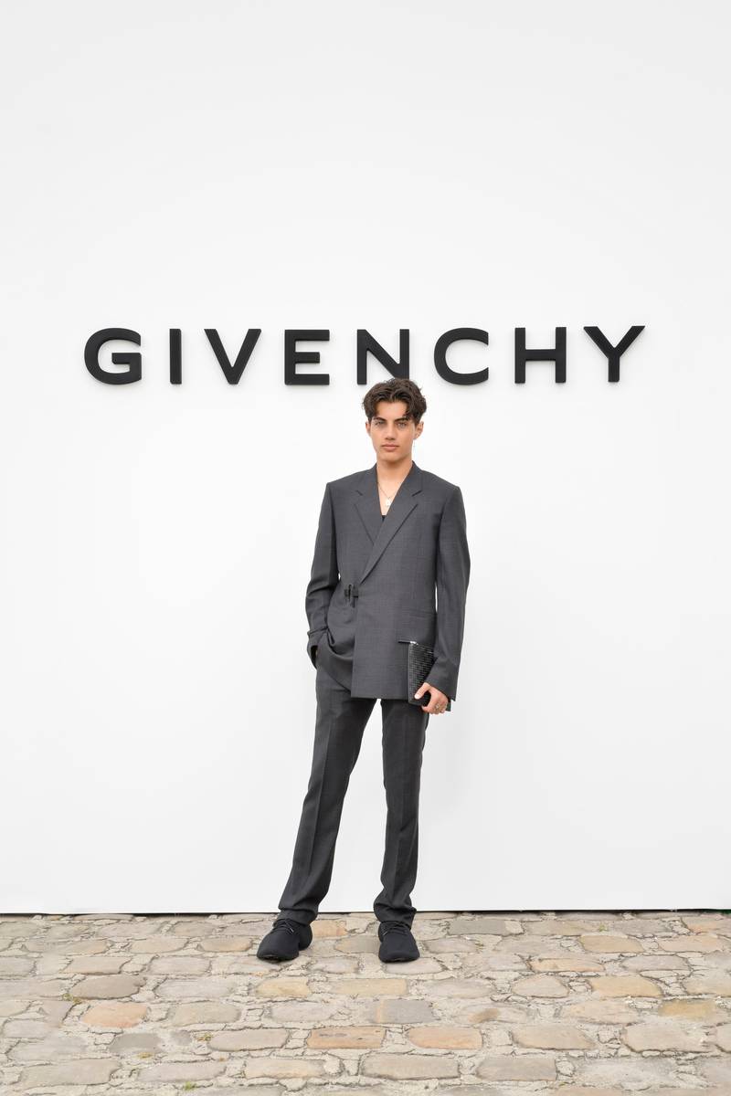 Nic Kaufmann au défilé Givenchy printemps-été 2023 à Paris