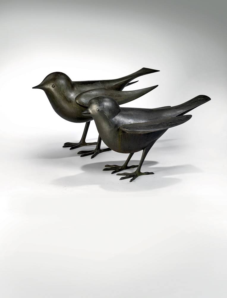 François-Xavier Lalanne, “Oiseaux de jardin” (2006-2008). En bronze patiné. Estimation : 400 000 – 600 000 € l'unité. Vente Chefs-d’œuvre