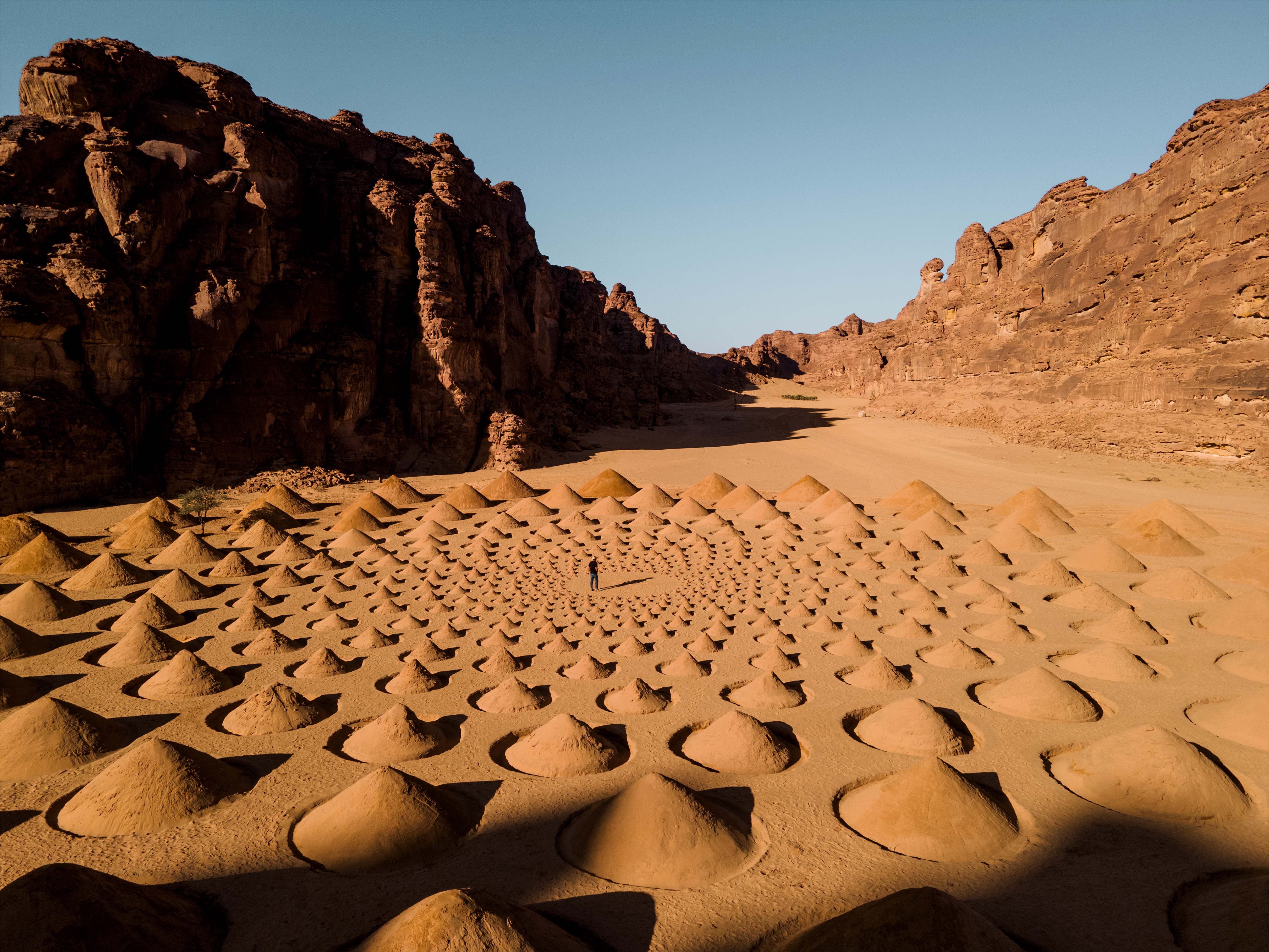 Jim Denevan pour Desert X AlUla 2022
Photo : Lance Gerber