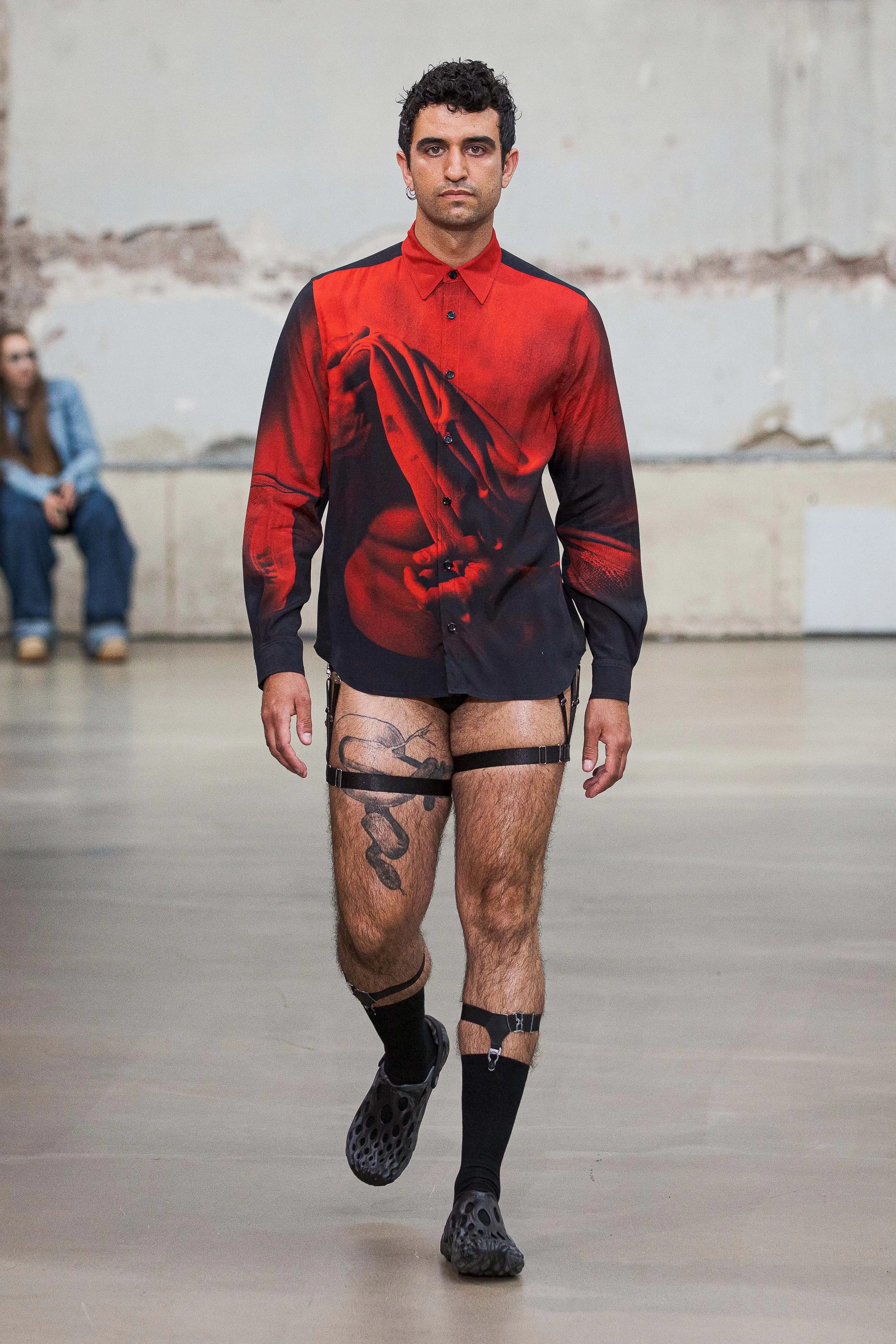 Lous Gabriel Nouchi à la Fashion Week homme printemps-été 2023