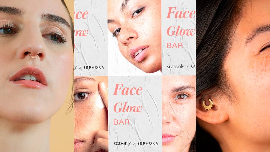 Seasonly installe des Face Glow Bars chez Sephora pour transformer sa peau en 15 minutes