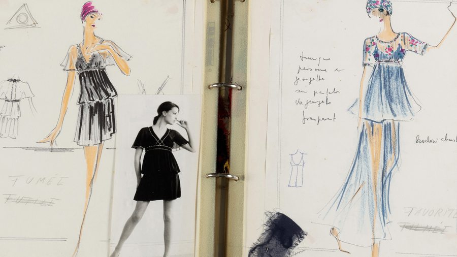 Les dessins de génie de Karl Lagerfeld prêts à enflammer les enchères chez Sotheby's