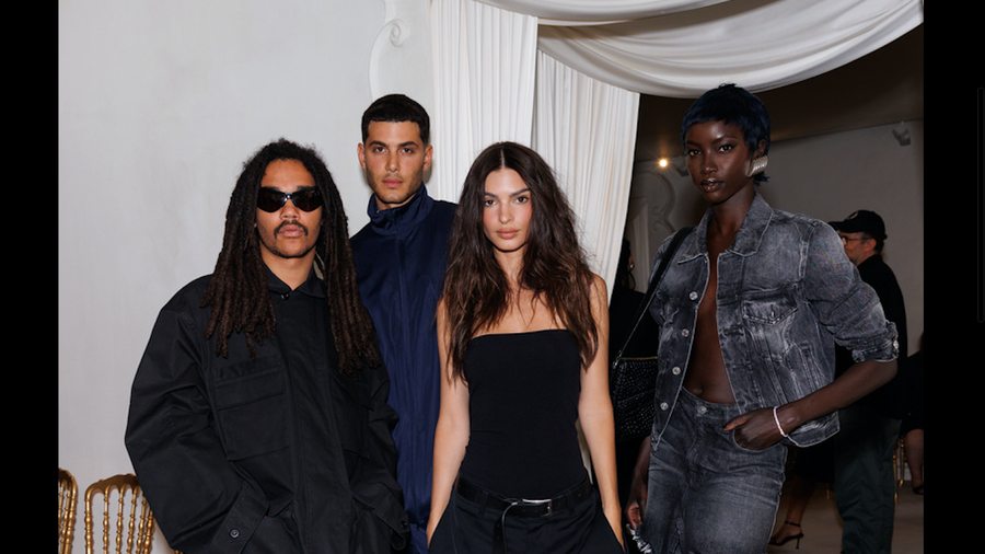 North West, Kris Jenner, Emily Ratajkowski... les stars au défilé Balenciaga haute couture 