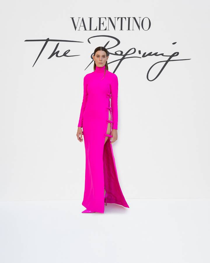 Caterina de Angelis au défilé Valentino haute couture automne-hiver 2022-2023