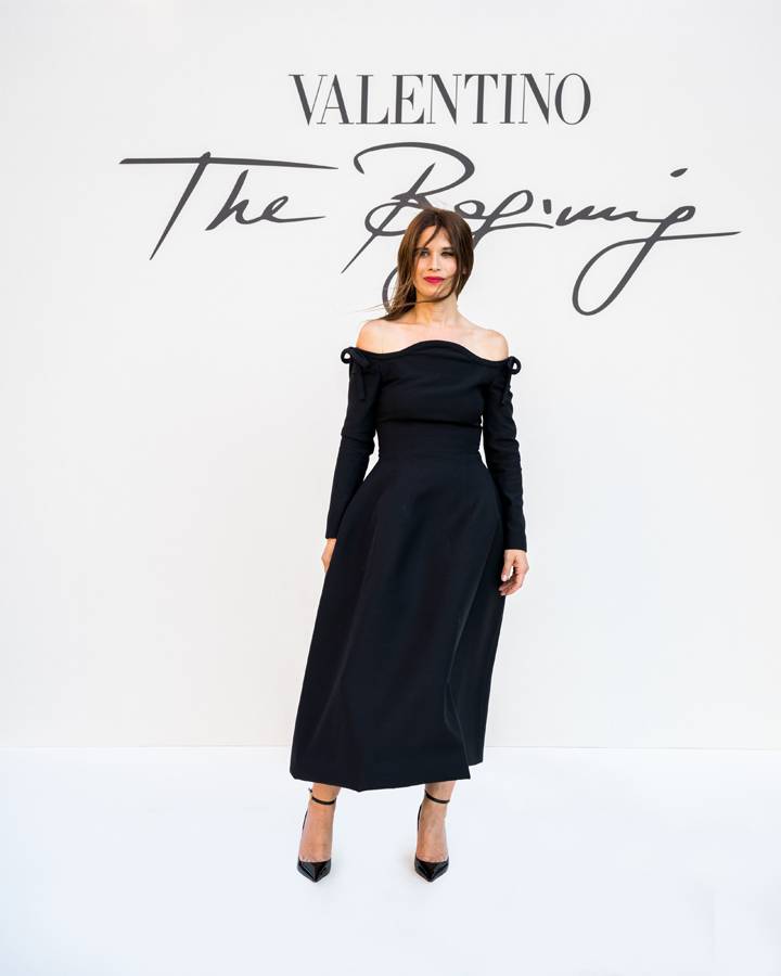 Valentina Cervi au défilé Valentino haute couture automne-hiver 2022-2023