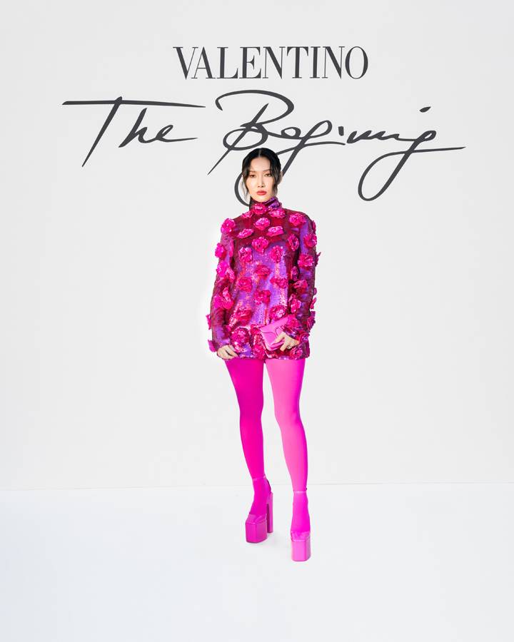 Maria Hwasa au défilé Valentino haute couture automne-hiver 2022-2023
