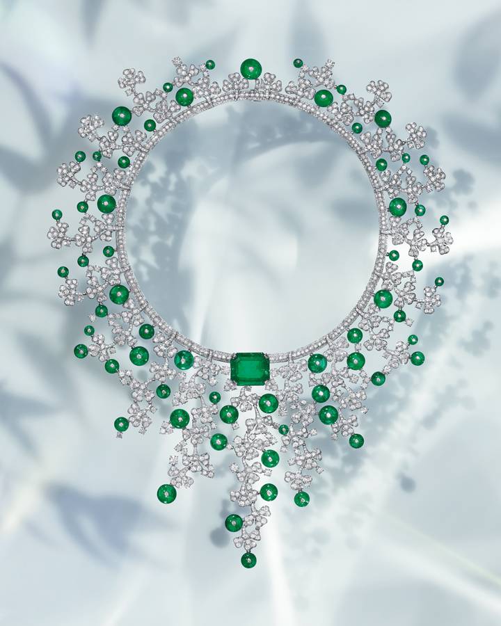 “Emerald Venus” necklace from the “Joyful Wonders” collection, BULGARI 