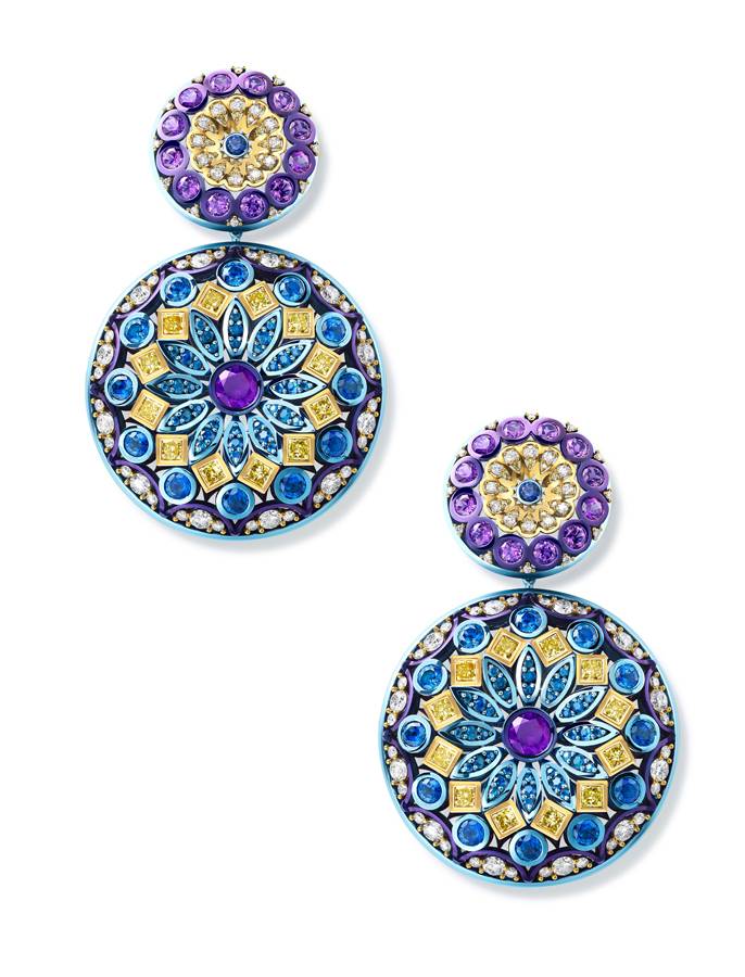 Earrings from the “Chopard Loves Cinema” collection, CHOPARD 