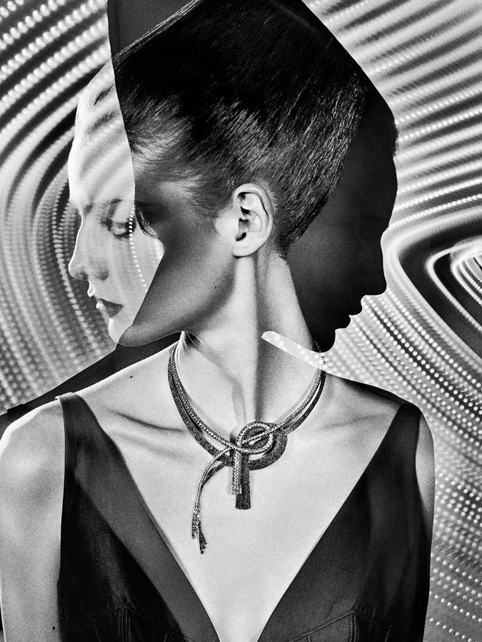 “Fouet Ombré” necklace from the “Jeux de l’ombre” collection, HERMÈS
 © Elizaveta Porodina 
