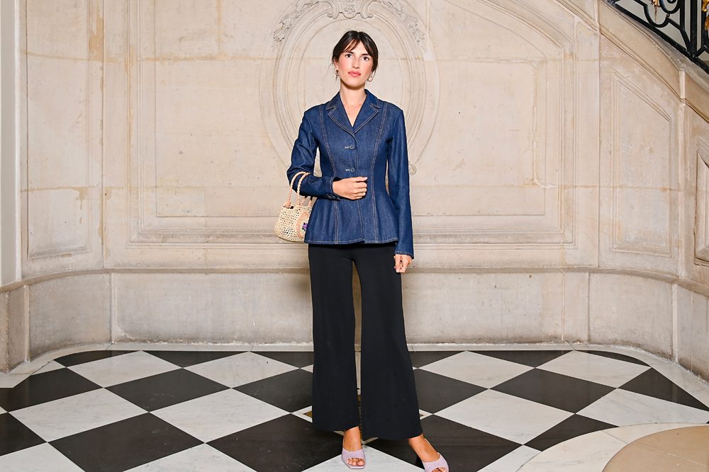 Jeanne Damas au défilé Dior haute couture automne-hiver 2022-2023