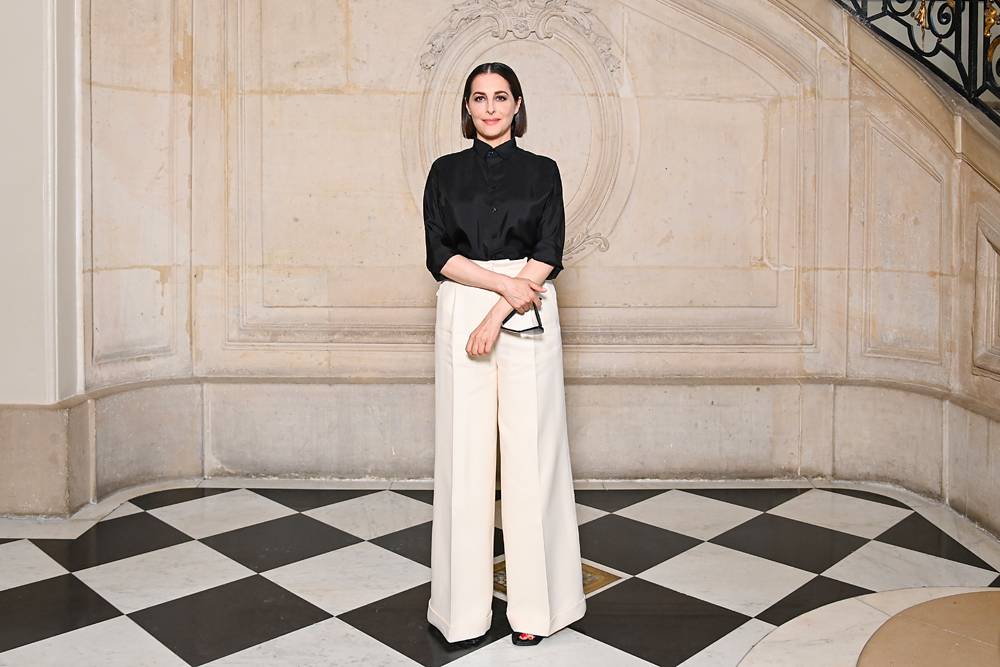 Amira Casar au défilé Dior haute couture automne-hiver 2022-2023