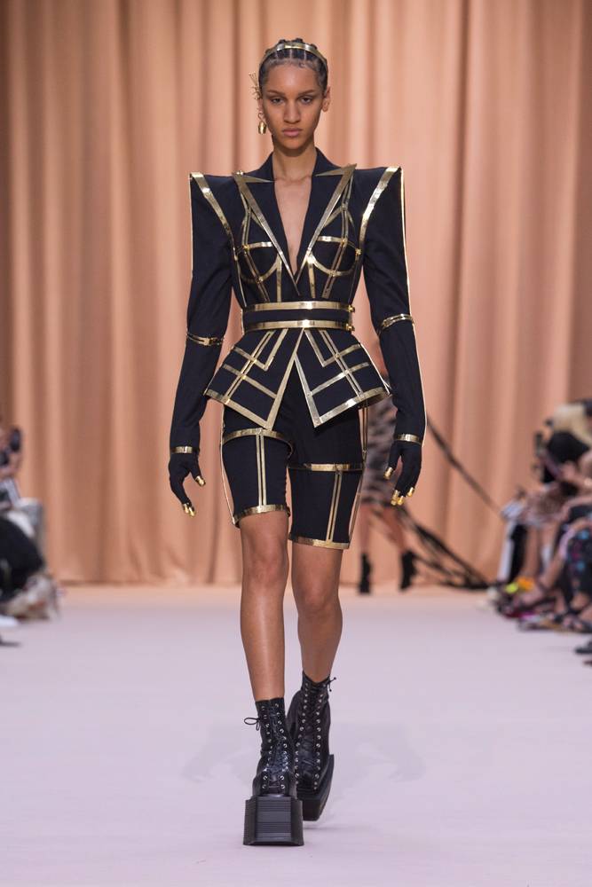 Olivier Rousteing enhances Jean Paul Gaultier’s iconic pieces