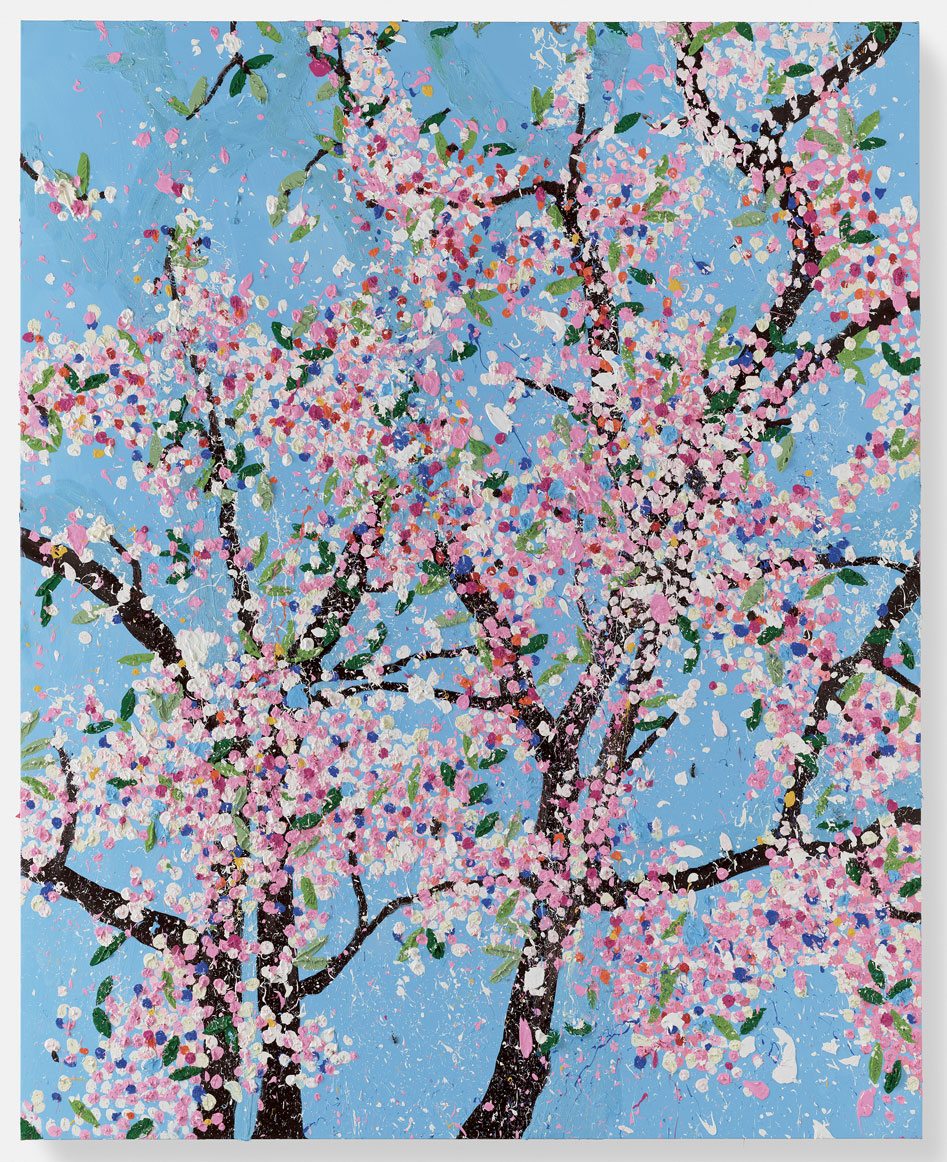 Fragility Blossom (2018), 304 x 243,8cm. © Damien Hirst and Science Ltd. All rights reserved, DACS 2021/All paintings photographed by Prudence Cuming Associates