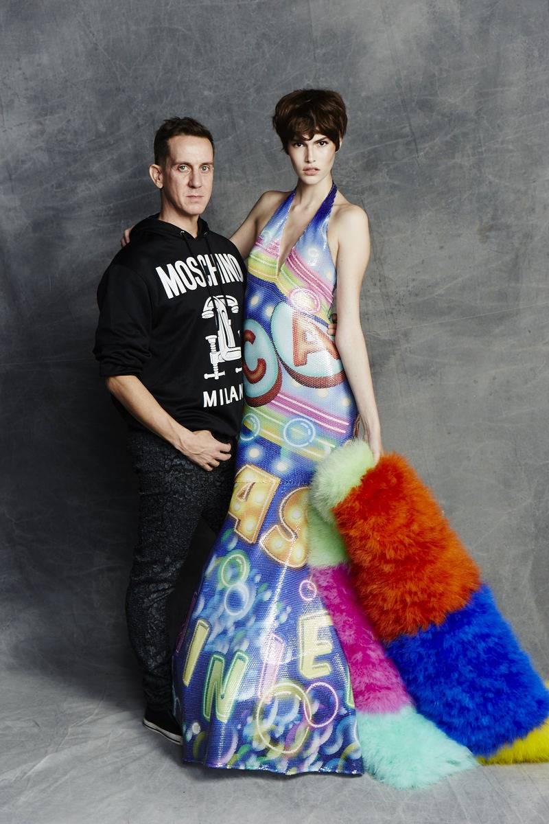 The portrait of Jeremy Scott, artistic director of Moschino