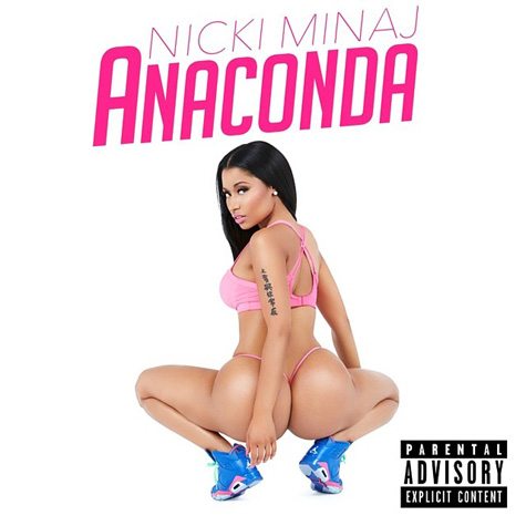 La pochette du single Anaconda de Nicki Minaj.