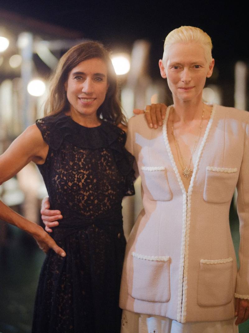 La chorégraphie Bianca Li et l'actrice au dîner Chanel à la Mostra de Venise 2022