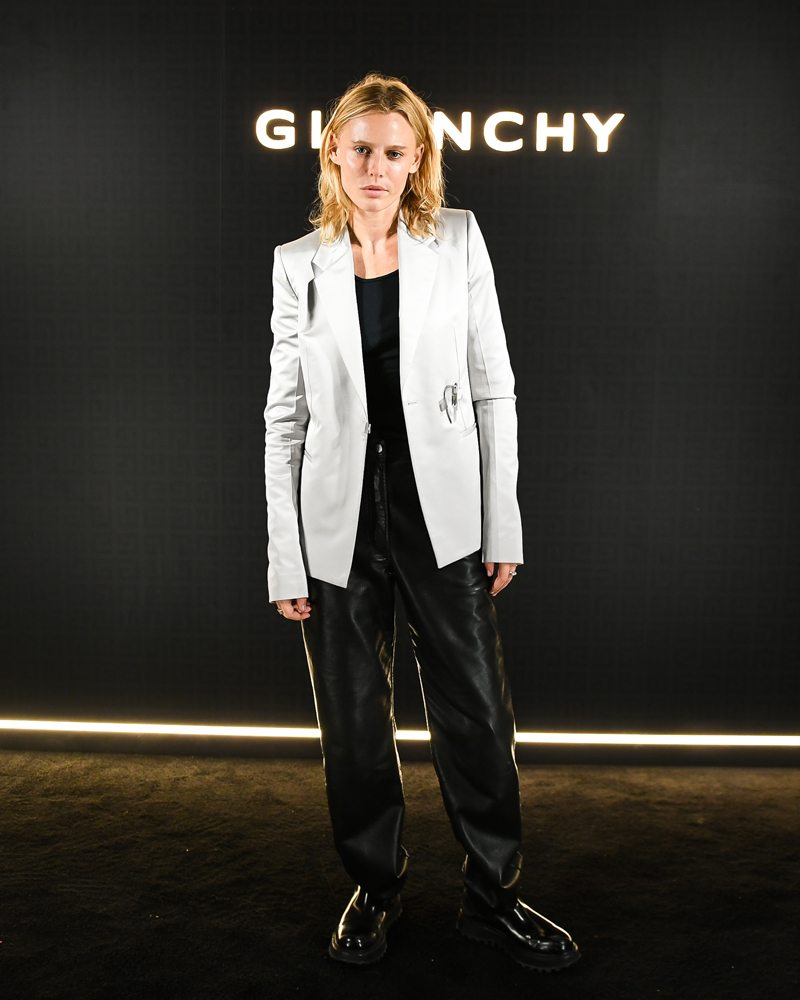 Model Lauren Wasser at the Givenchy party.
