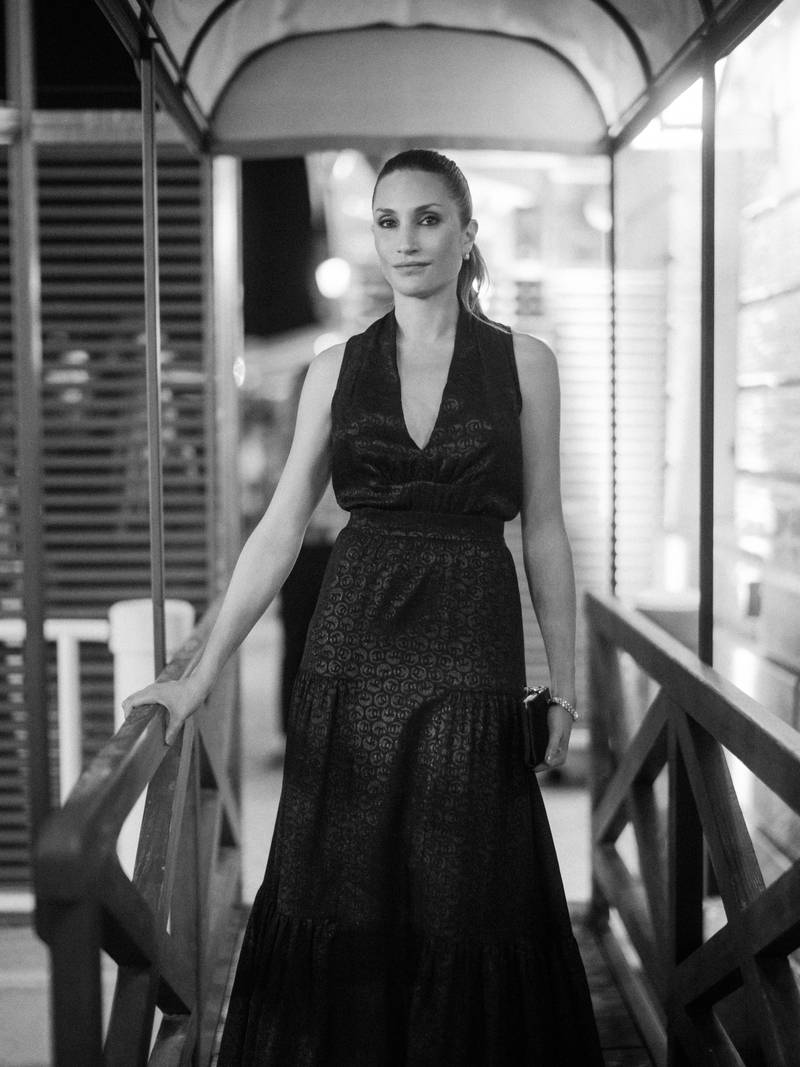 La réalisatrice Audrey Diwan au dîner Chanel à la Mostra de Venise 2022