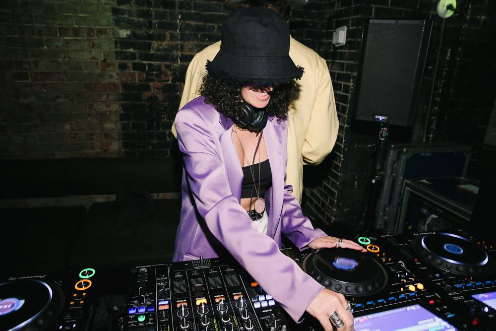 DJ Carlita 2 at The Attico dinner party in New York.