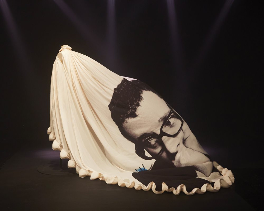 “Alber Elbaz: The Dream Factory” at Design Museum Holon Tribute Piece by Bruno Sialelli for Lanvin. Photo: Jasmine Avner