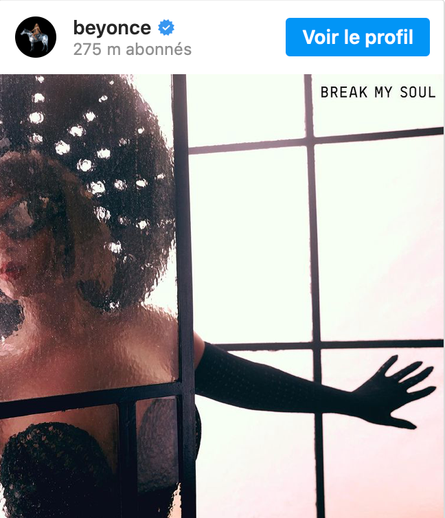 @ Compte Instagram de Beyoncé