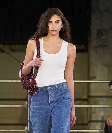 Why are these Bottega Veneta jeans causing a stir? 