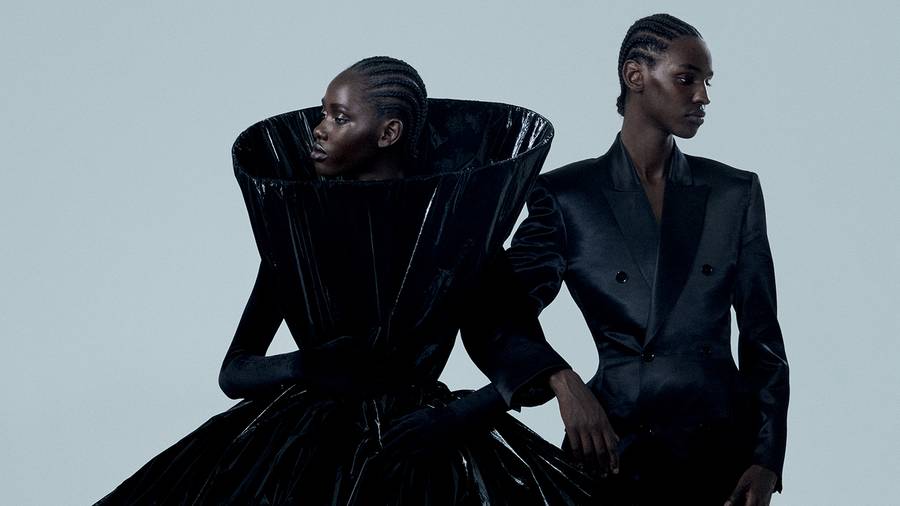 “Couture duality”,  a fashion story by Jean-Baptiste Mondino et Babeth Djian