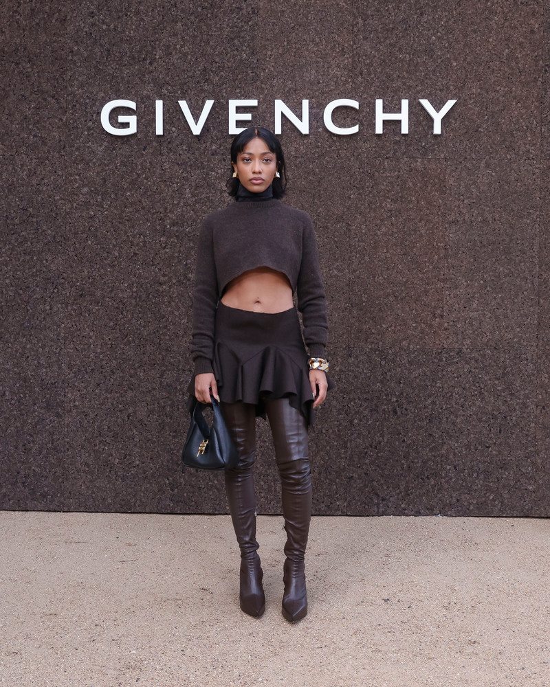 La rappeuse Shay au défilé Givenchy printemps-été 2023