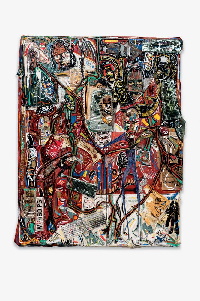 Alexandre Diop, “Lloyd” (2022). 300 x 230 cm.
