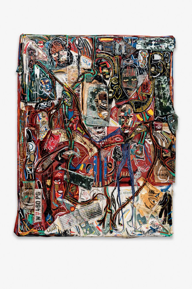 Alexandre Diop, “Lloyd” (2022). 300 x 230 cm.
