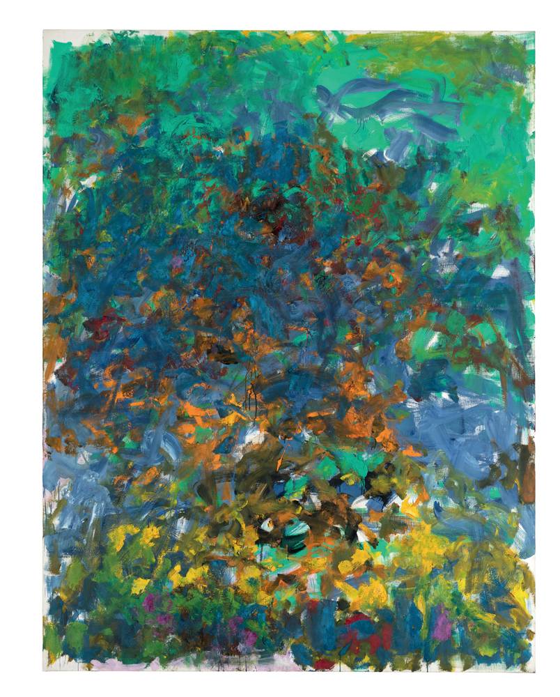 Joan Mitchell, "La grande vallée" (1983), huile sur toile, 259x200 cm. Fondation Louis Vuitton, Paris. © The Estate of Joan Mitchell. Courtesy of the Joan Mitchell Foundation.