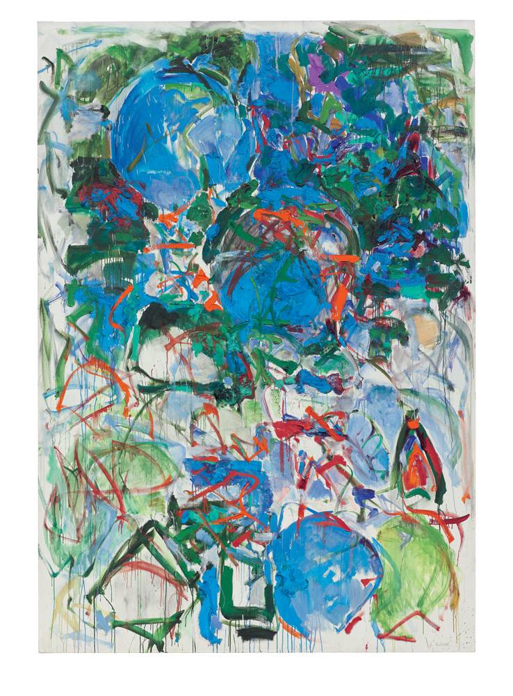 Joan Mitchell, "Mon paysage" (1967), huile sur toile, 260x180cm. Fondation Marguerite et Aimé Maeght, Saint-Paul-de-Vence. © The Estate of Joan Mitchell. Courtesy of the Joan Mitchell Foundation.