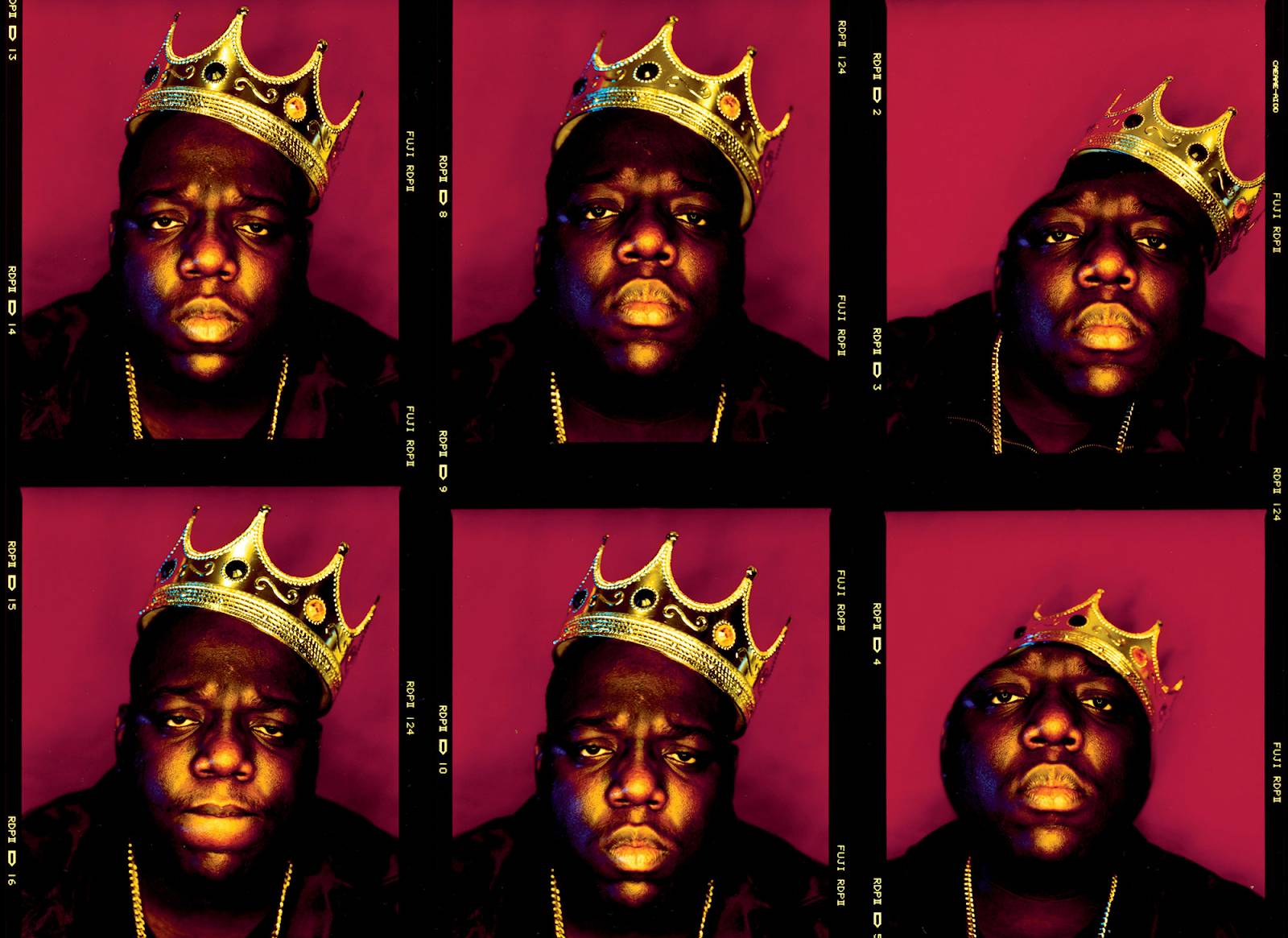 The Notorious Big et sa couronne en 1997.