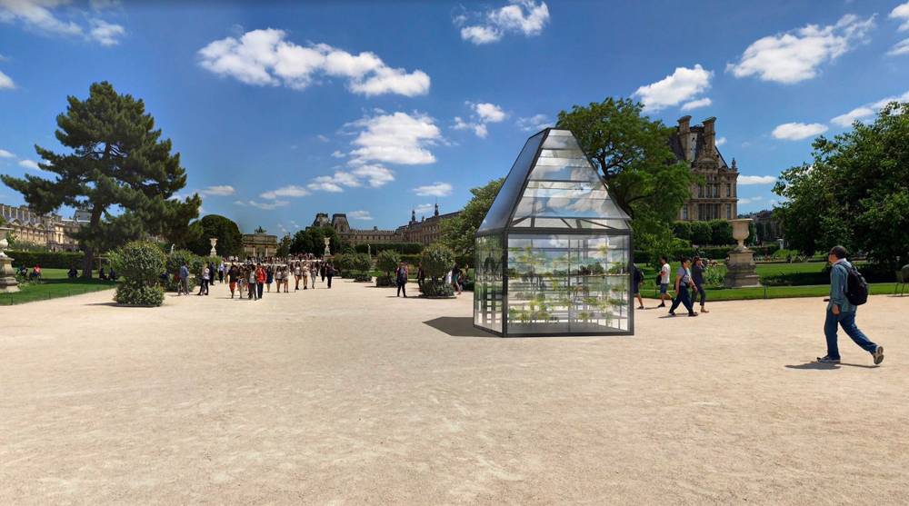 Odile Decq, “The Green Pavilion” (2022) © Studio Odile Decq Courtesy de la Galerie Philippe Gravier et Art Basel