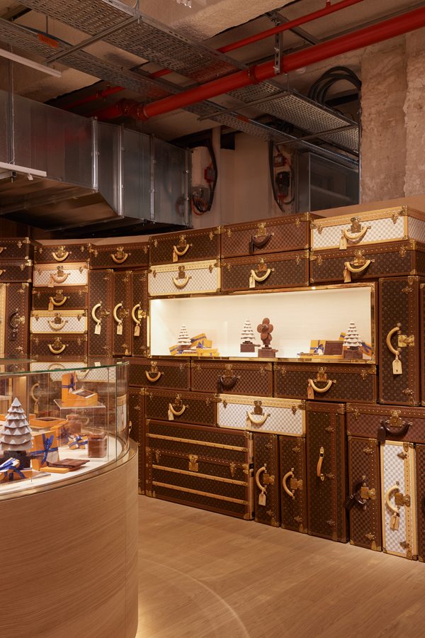 Chocolaterie Maxime Frédéric pour Louis Vuitton dans l'espace LV Dream
