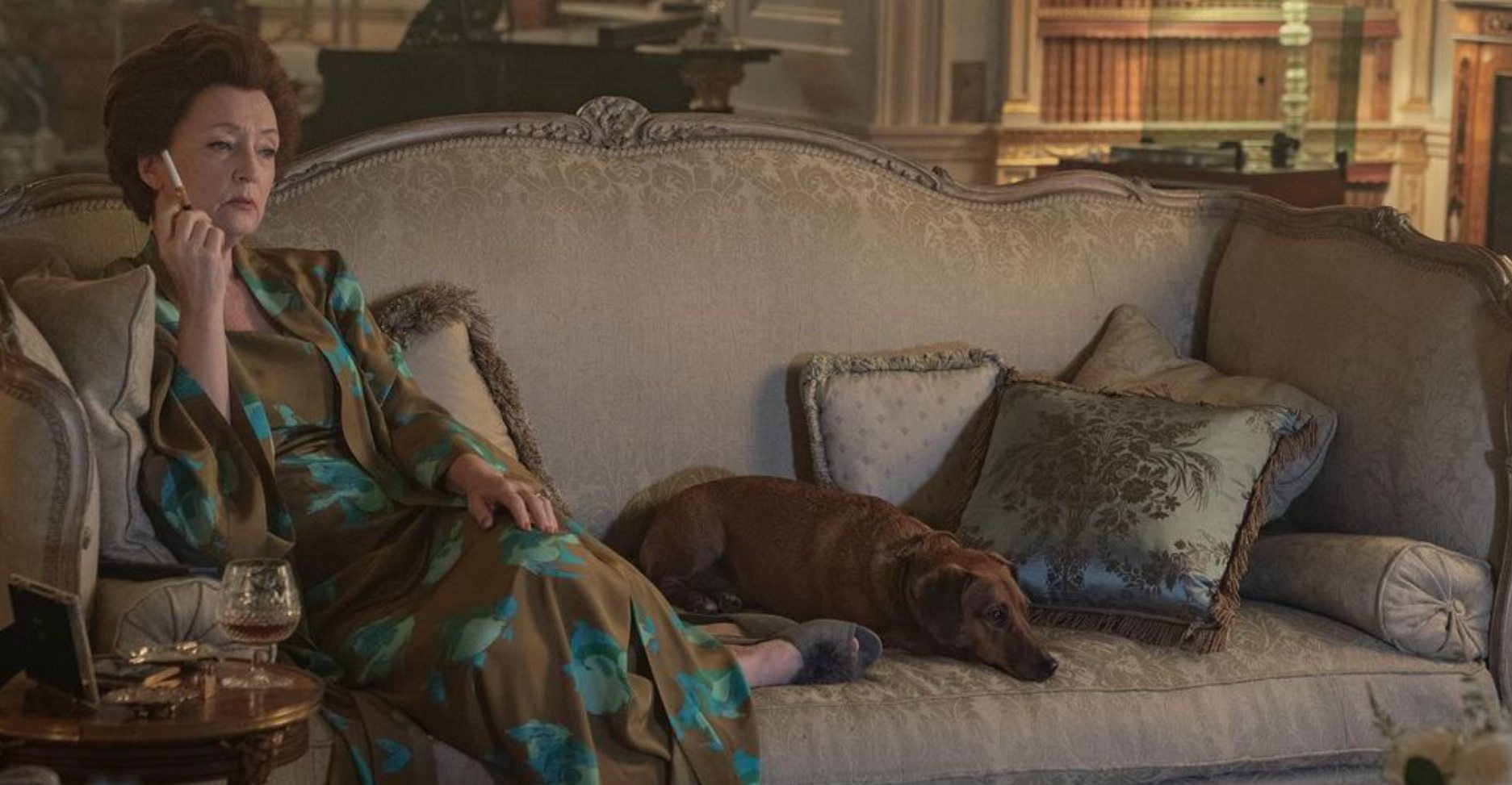 Lesley Manville dans le rôle de la princesse Margaret © The Crown Netflix Instagram