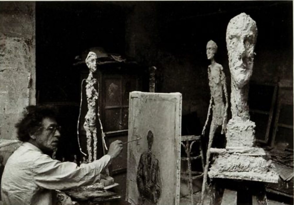 Alberto Giacometti dans son atelier © Musée Carnavalet