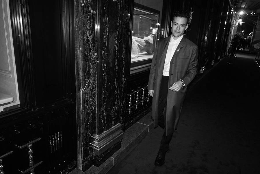 Rami Malek à la réouverture de la boutique historique de Cartier 