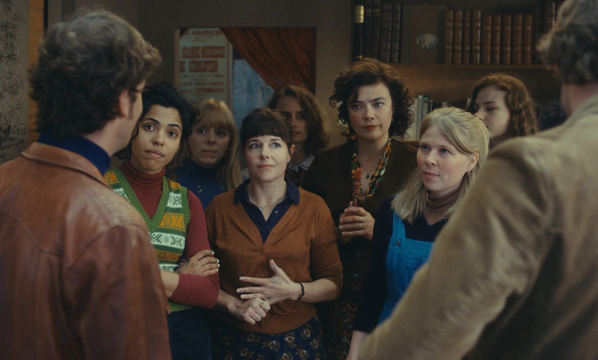 Zita Hanrot, Laure Calamy, Rosemary Standley et India Hair dans "Annie Colère" (2022)