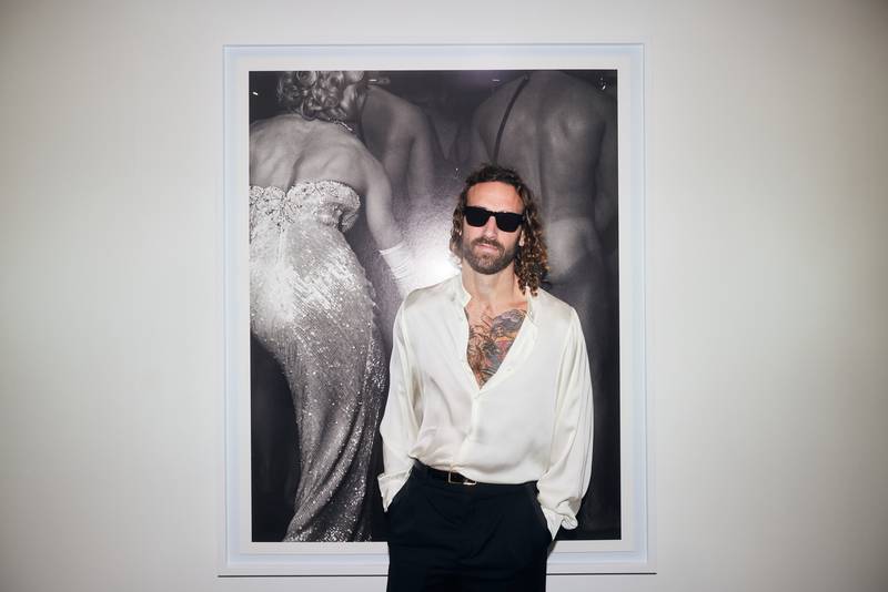 Matthew Avedon au vernissage de "Sex by Madonna" de Saint Laurent Rive Droite pendant la foire Art Basel Miami Beach © Sofia Malamute
