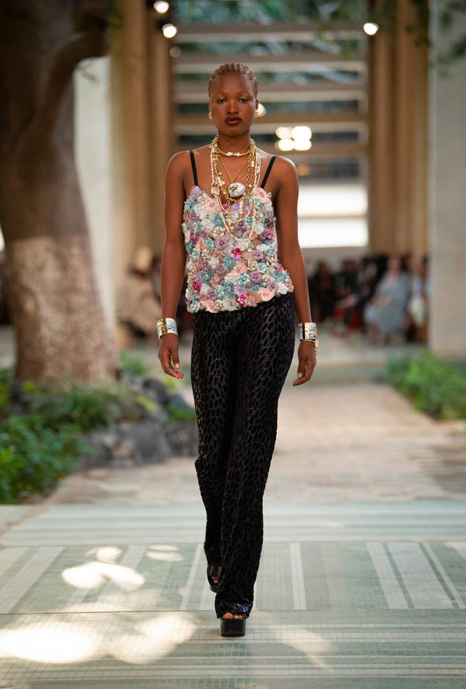 The Chanel Métiers d'Art 2022 - 2023 collection in Dakar