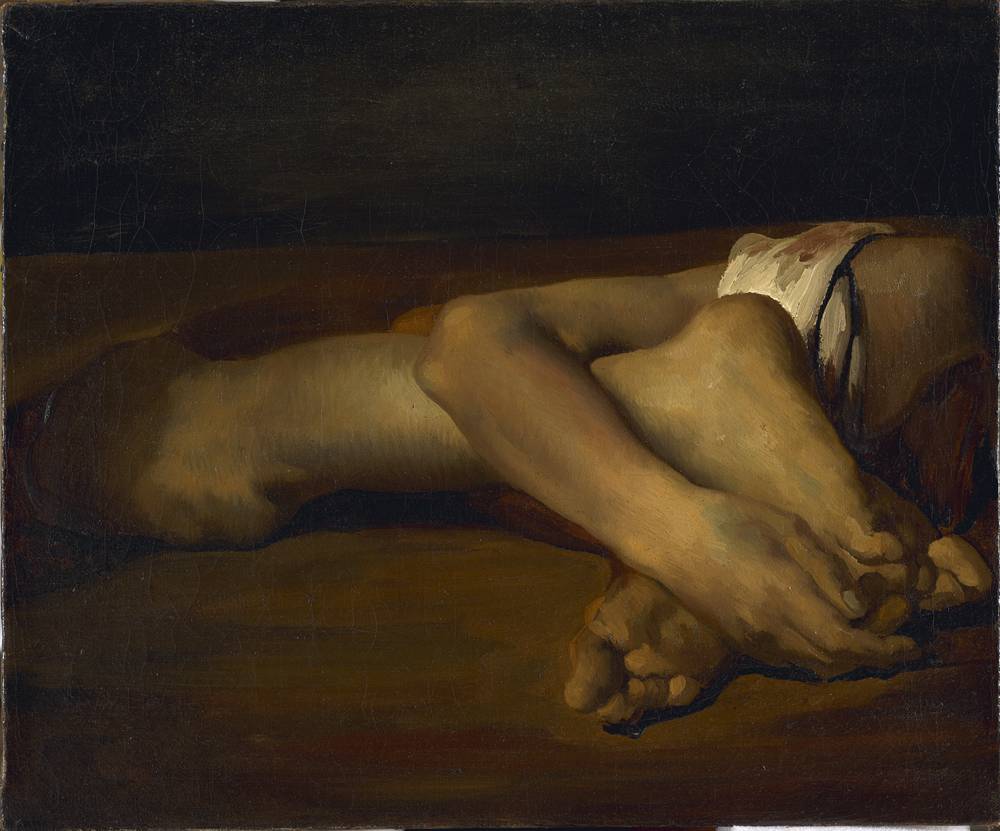 Théodore Géricault, "Étude de bras et de jambes coupés", 1818-1819, Paris, Fonds de dotation Jean-Jacques Lebel © Musée du Louvre / Raphaël Chipault