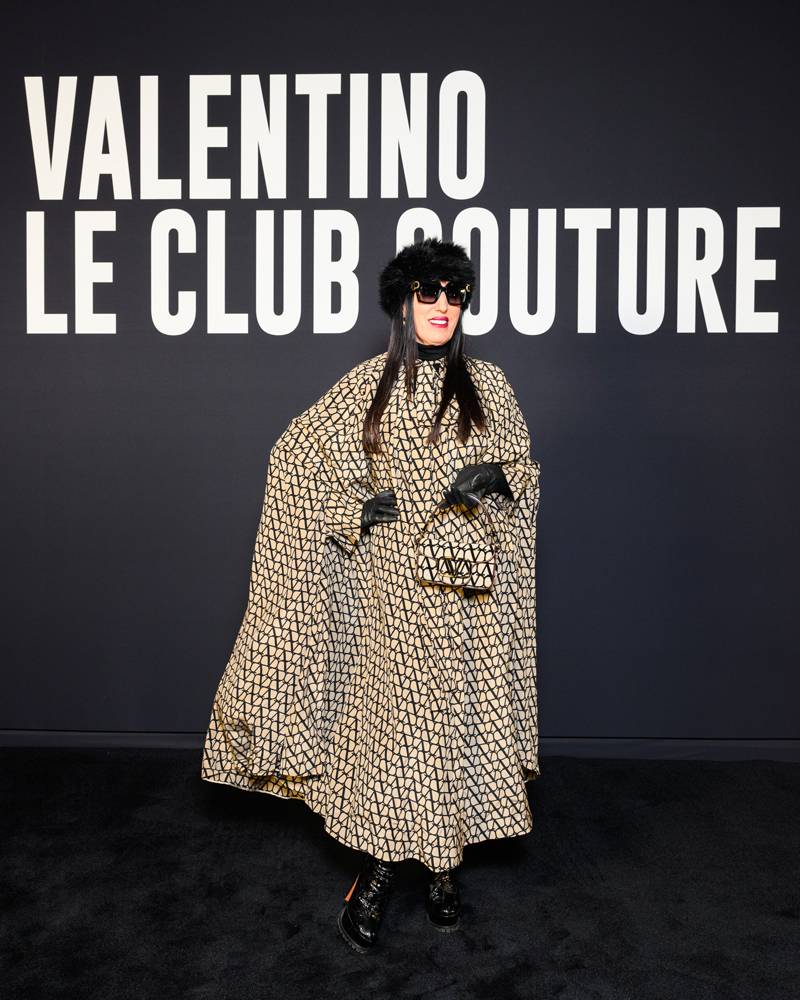 Rossy de Palma au défilé Valentino haute couture printemps-été 2023
