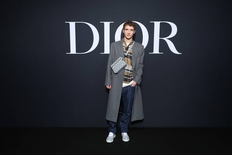 Aliocha Schneider au défilé Dior homme automne-hiver 2023-2024