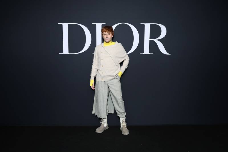 Nicolas Maury au défilé Dior homme automne-hiver 2023-2024