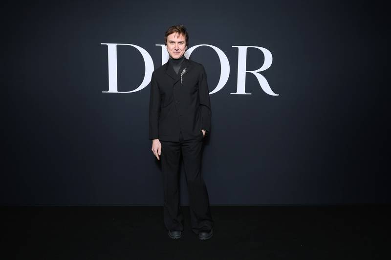 Lars Eidinger au défilé Dior homme automne-hiver 2023-2024