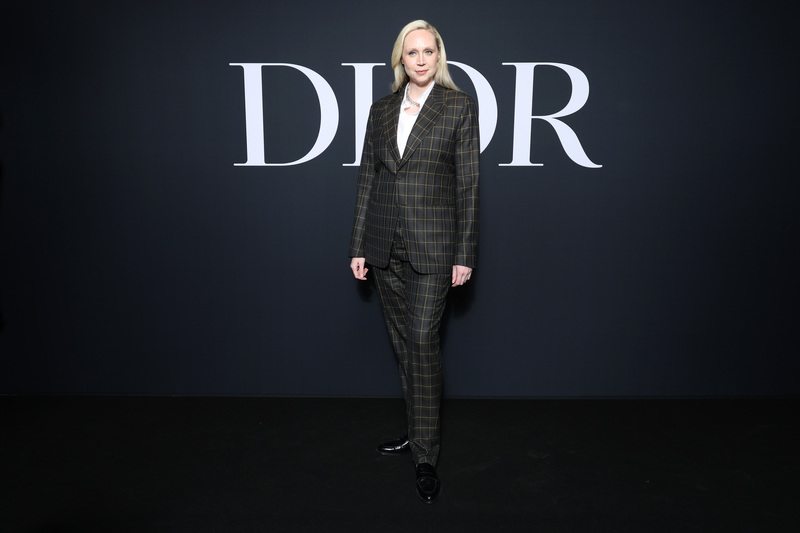 Gwendonline Christie au défilé Dior homme automne-hiver 2023-2024
