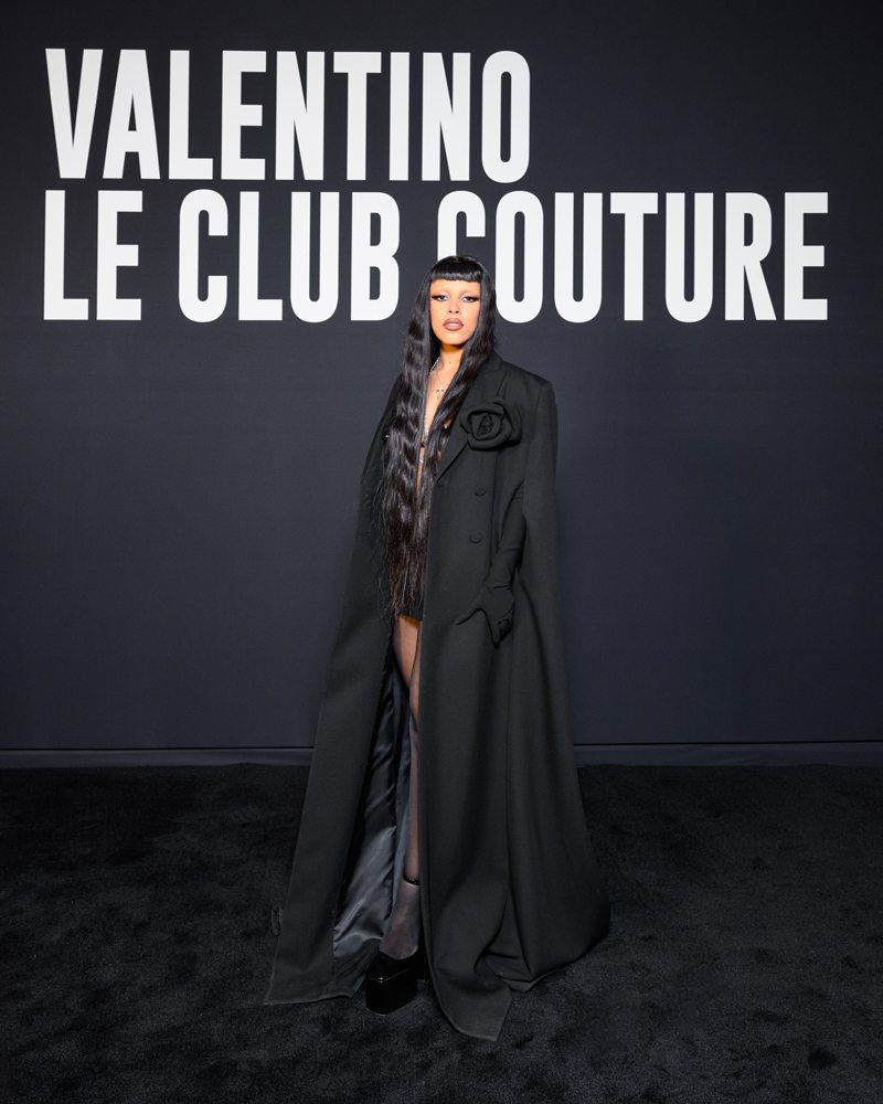 Doja Cat au défilé Valentino haute couture printemps-été 2023