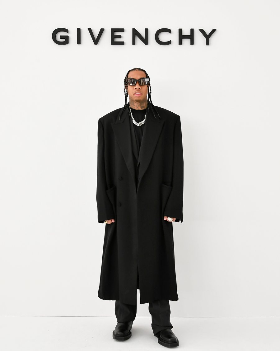 Tyga au défilé Givenchy automne-hiver 2023-2024